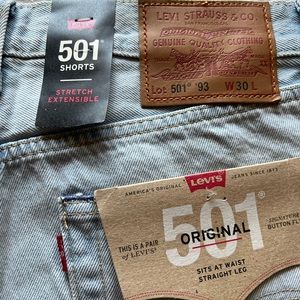 Levi Mens Shorts 501 style